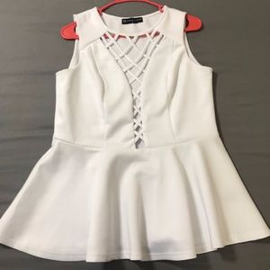 👗BUNDLE SALE👗Peplum Deep Cut Blouse